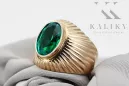 Original Vintage 14K Rose Gold Emerald Ring Vintage Jewlery vrc127r